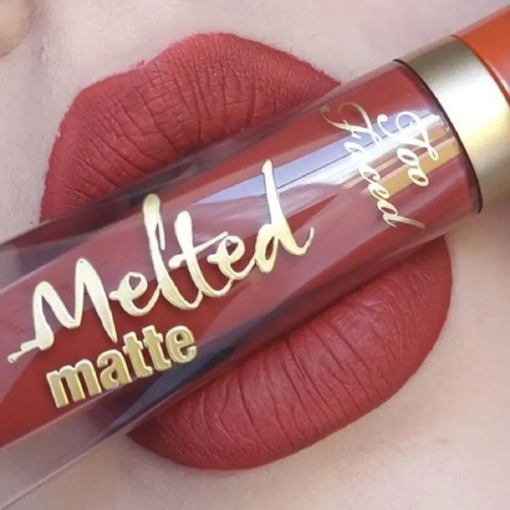 Too Faced Gingerbread Man Melted Matte Liquid Lipstick - No Sting Lip Plumping